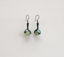 Green&Blue Hook Earrings